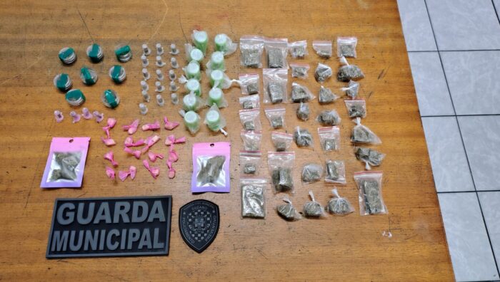 GCM apreende mais de mil porções de drogas nesta semana em Suzano