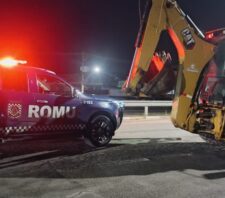 GCM recupera retroescavadeira roubada e prende suspeito na rodovia Índio Tibiriçá