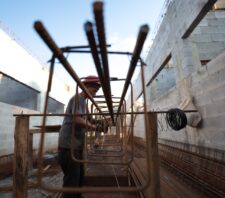 Obras da UPA de Palmeiras estão na etapa de concretagem de laje com 35% de execução